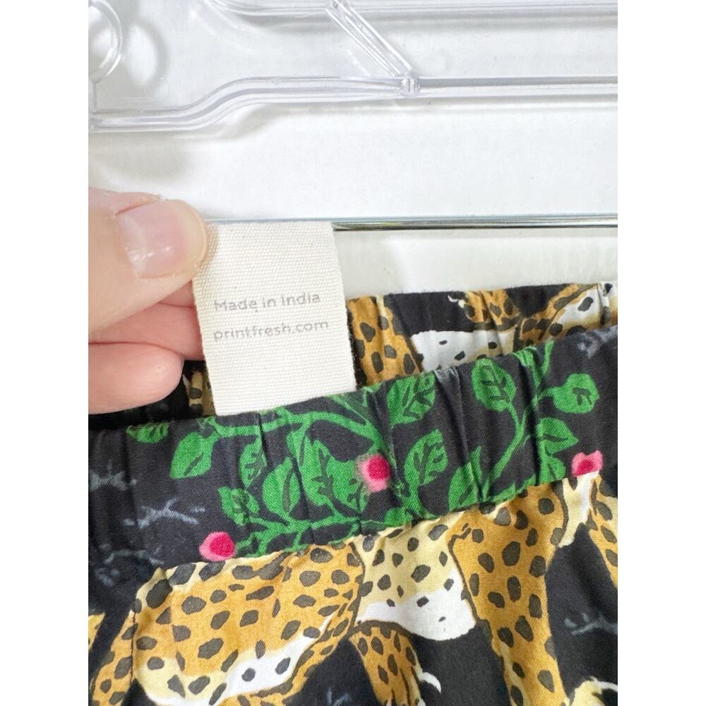 Printfresh Bagheera Pajama Set Shirt and Pants Organic Cotton Leopard Medium - Picture 11 of 16
